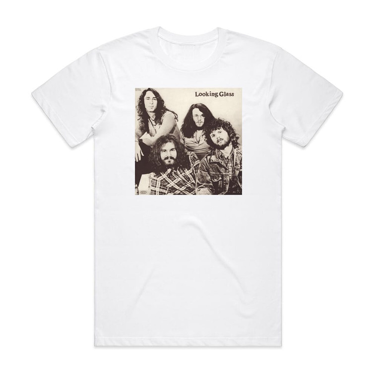 Looking Glass Looking Glass Album Cover T-Shirt White