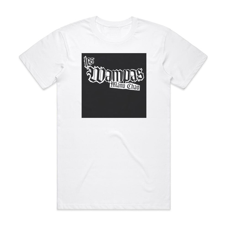 Les Wampas Manu Chao 1 Album Cover T-Shirt White
