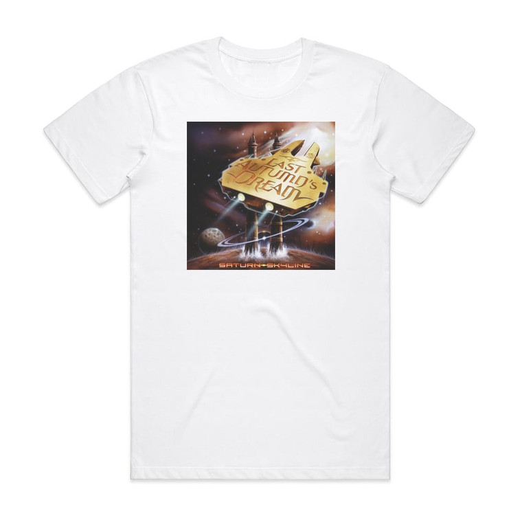 Last Autumns Dream Saturn Skyline Album Cover T-Shirt White