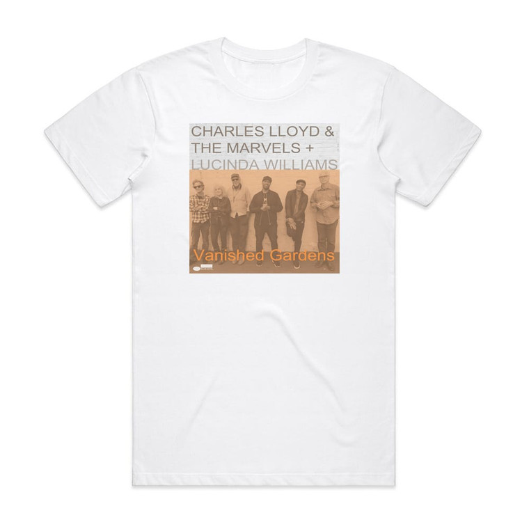 Lucinda Williams Vanished Gardens Album Cover T-Shirt White