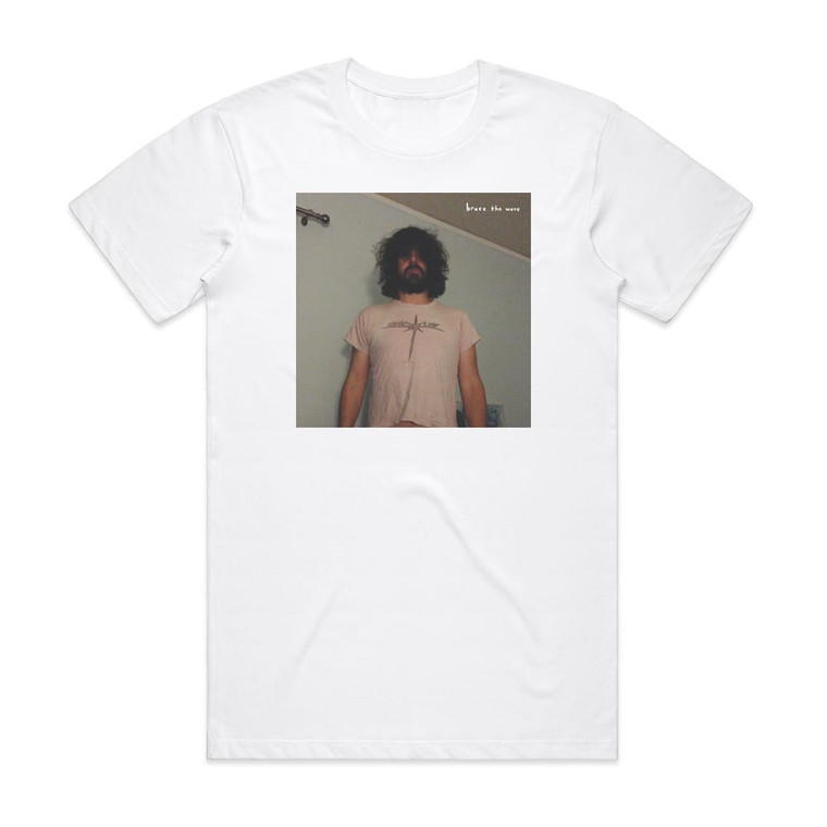 Lou Barlow Brace The Wave Album Cover T-Shirt White
