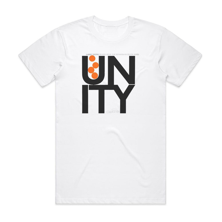 Larry Young Unity Album Cover T-Shirt White