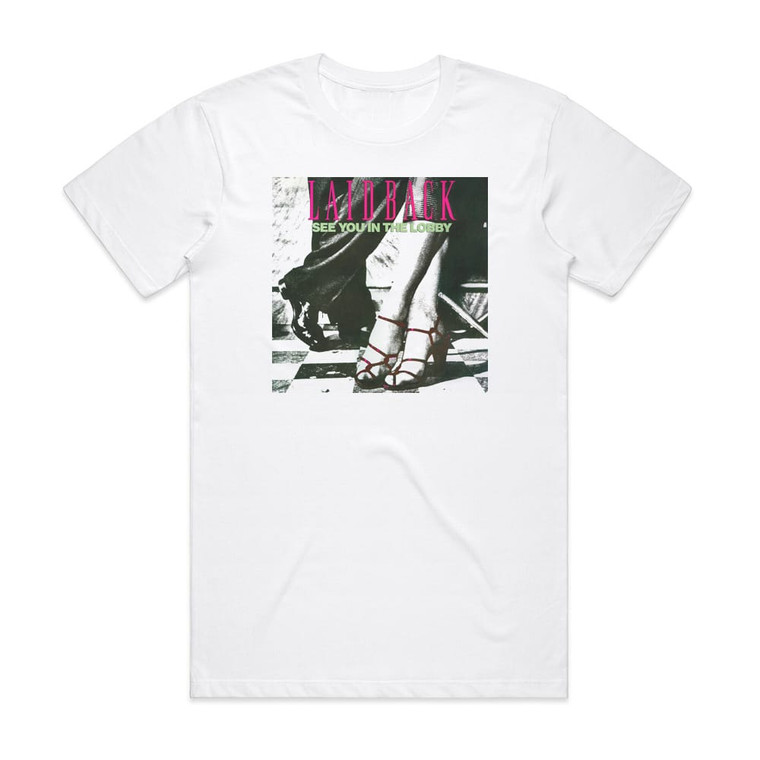 Laid Back See You In The Lobby Album Cover T-Shirt White