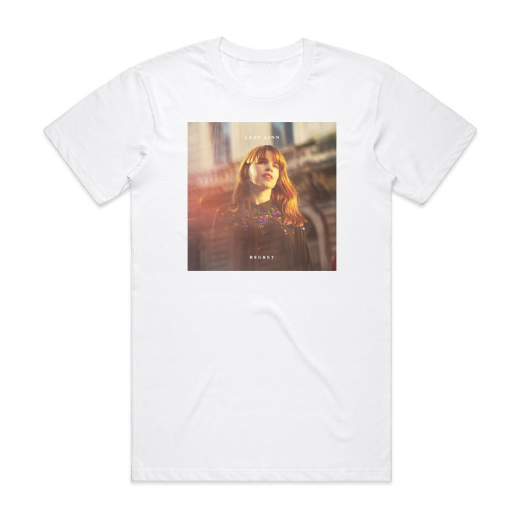 Lady Linn Regret Album Cover T-Shirt White