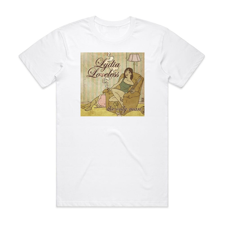 Lydia Loveless The Only Man Album Cover T-Shirt White