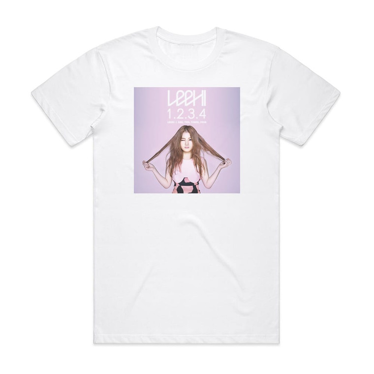 Lee Hi 1234 Album Cover T-Shirt White