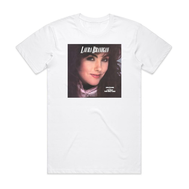 Laura Branigan Solitaire Album Cover T-Shirt White