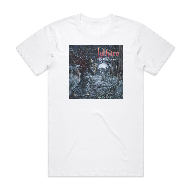 Lutharo Wings Of Agony Album Cover T-Shirt White