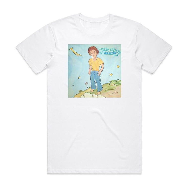 Leo Sayer Just A Boy Album Cover T-Shirt White Leo Sayer Just A Boy Album Cover T-Shirt White