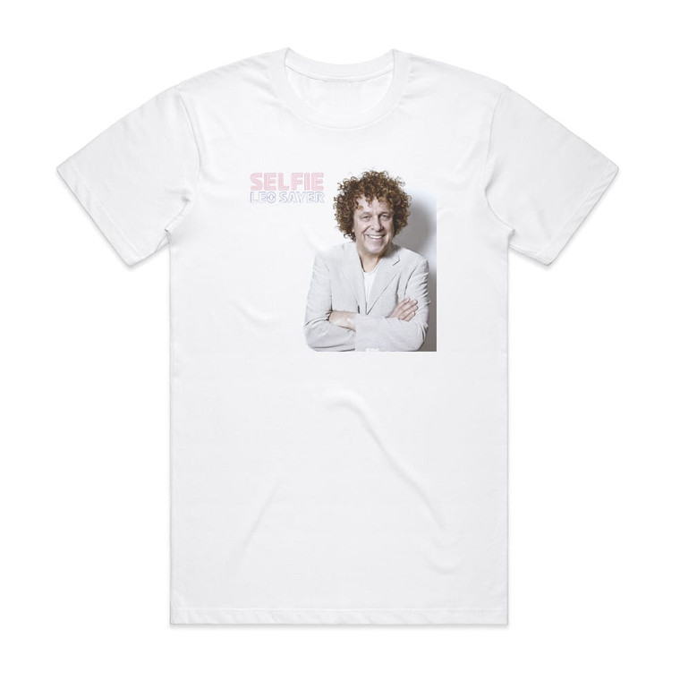 Leo Sayer Selfie Album Cover T-Shirt White