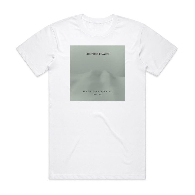 Ludovico Einaudi Seven Days Walking Day 2 Album Cover T-Shirt White