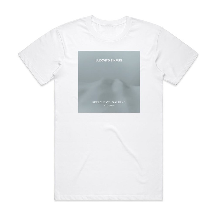 Ludovico Einaudi Seven Days Walking Day 4 Album Cover T-Shirt White