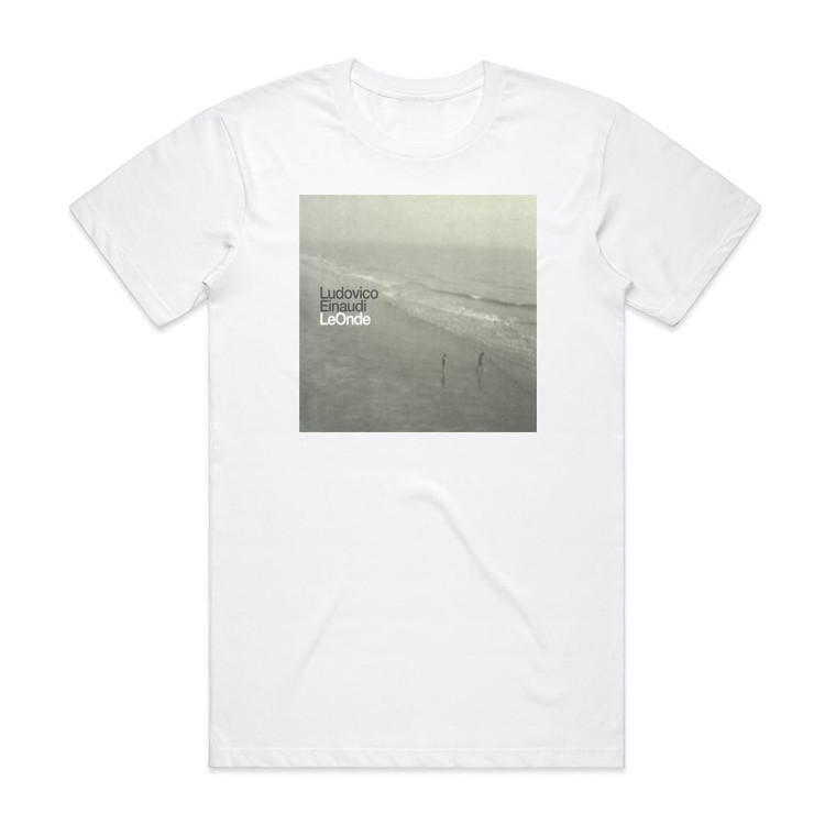 Ludovico Einaudi Le Onde Album Cover T-Shirt White