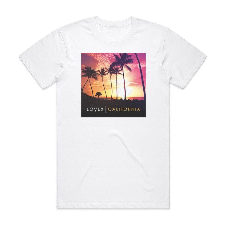 Lovex California Album Cover T-Shirt White