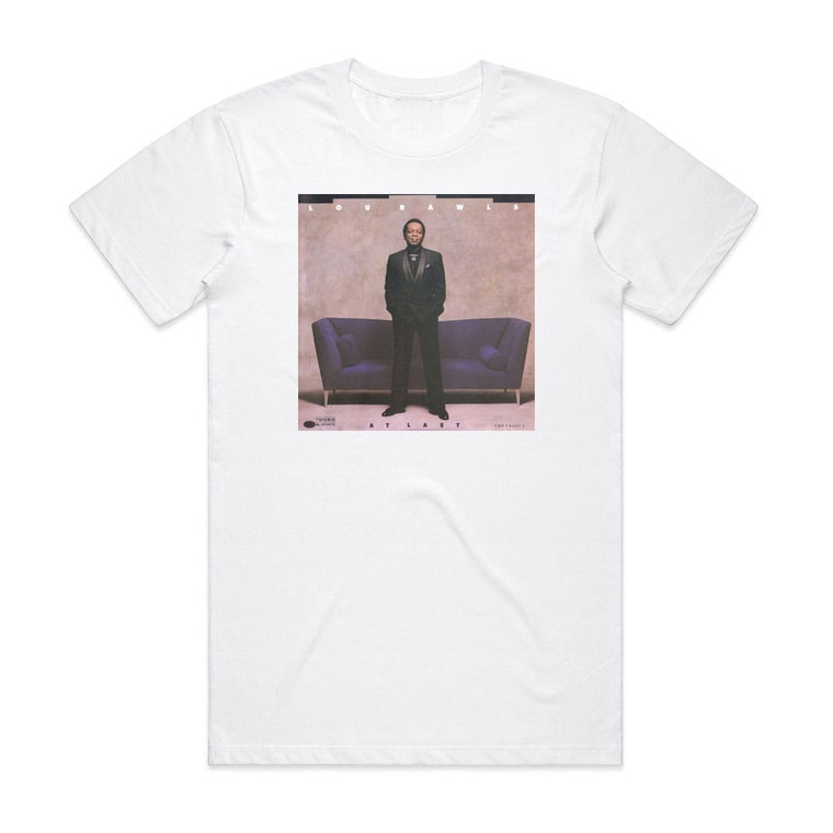 Lou Rawls At Last Album Cover T-Shirt White