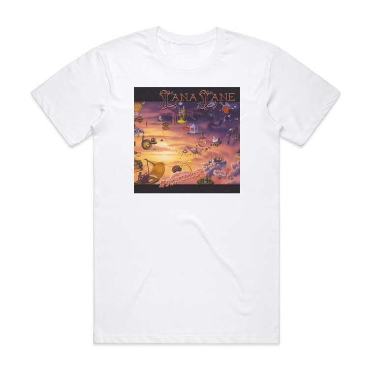 Lana Lane Red Planet Boulevard Album Cover T-Shirt White