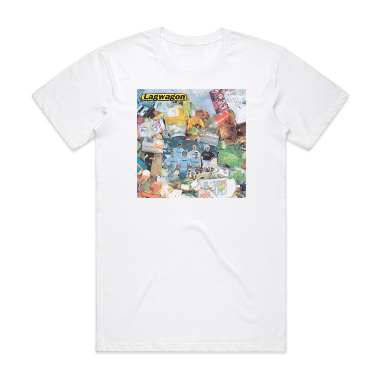 Lagwagon Trashed Album Cover T-Shirt White