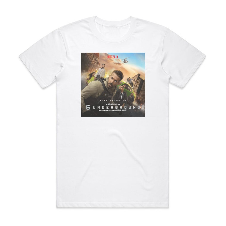 Lorne Balfe 6 Underground Music From The Netflix Film Album Cover T-Shirt White