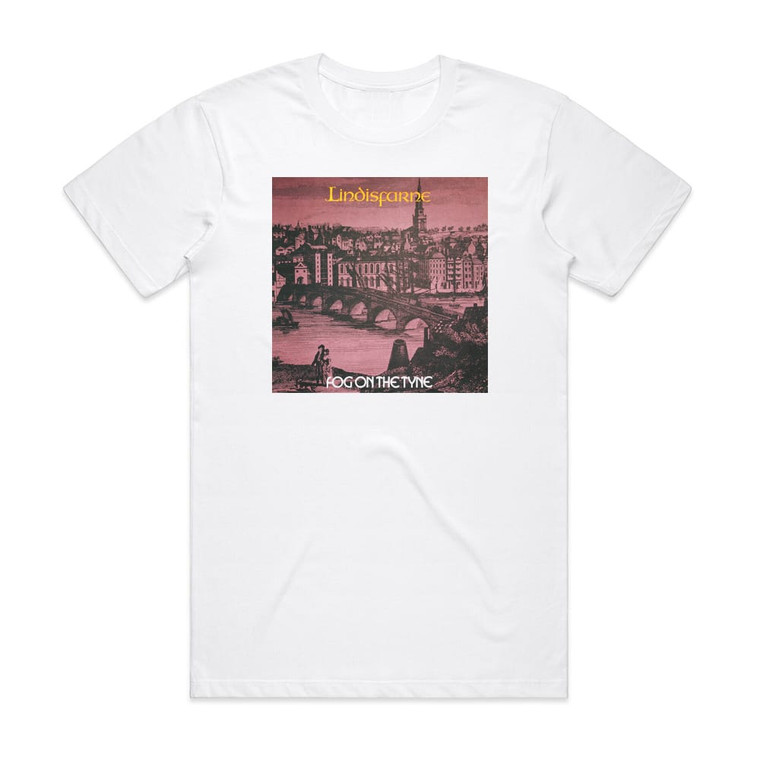 Lindisfarne Fog On The Tyne Album Cover T-Shirt White