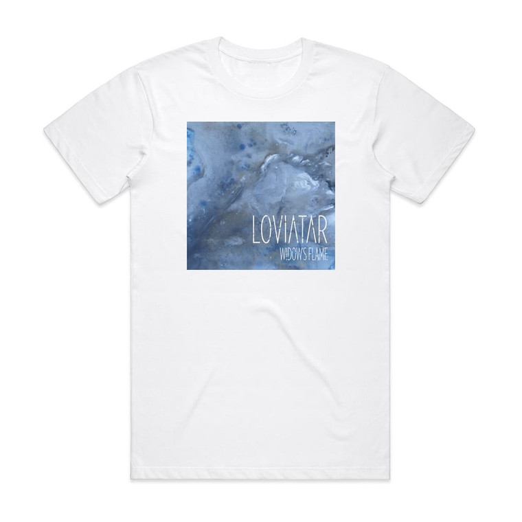 Loviatar Widows Flame Album Cover T-Shirt White