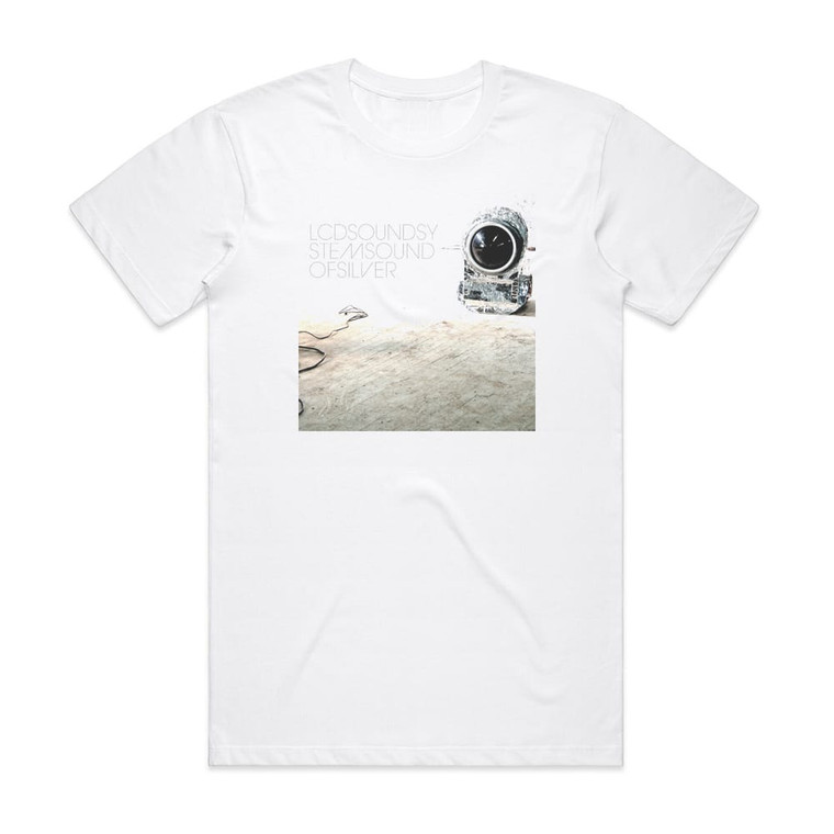LCD Soundsystem Sound Of Silver 1 Album Cover T-Shirt White