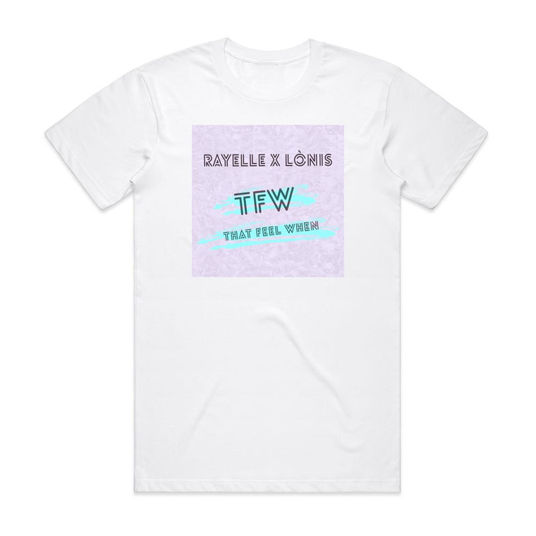 LONIS T F W That Feel When Album Cover T-Shirt White LONIS T F W That Feel When Album Cover T-Shirt White