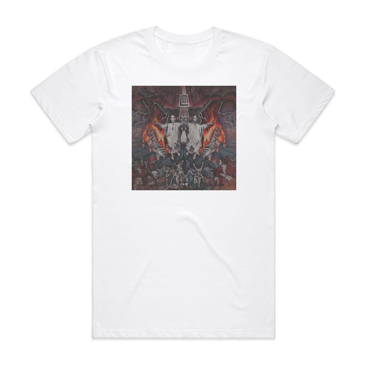 Lindemann F M Album Cover T-Shirt White