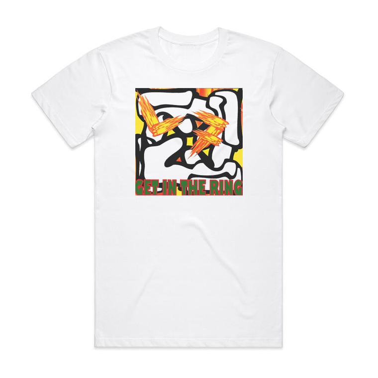 L7 Get In The Ring Album Cover T-Shirt White