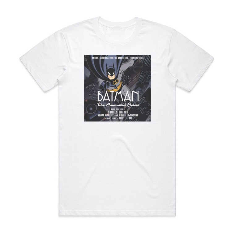 Lolita Ritmanis Batman The Animated Series Original Soundtrack From The Warn Album Cover T-Shirt White