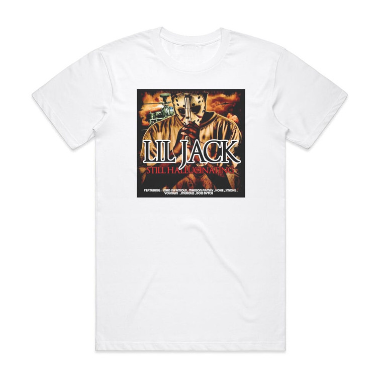 Lil Jack Still Hallucinating Album Cover T-Shirt White