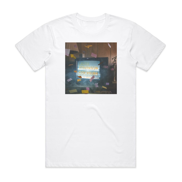 Laura Stevenson Cocksure Album Cover T-Shirt White