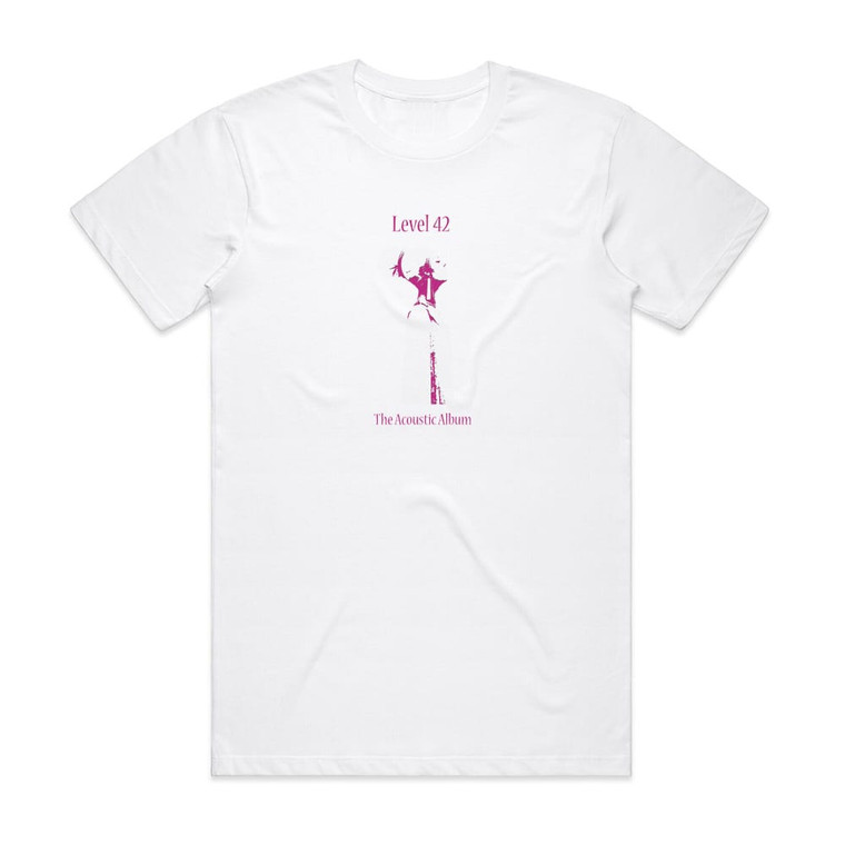 Level 42 The Acoustic Album Album Cover T-Shirt White