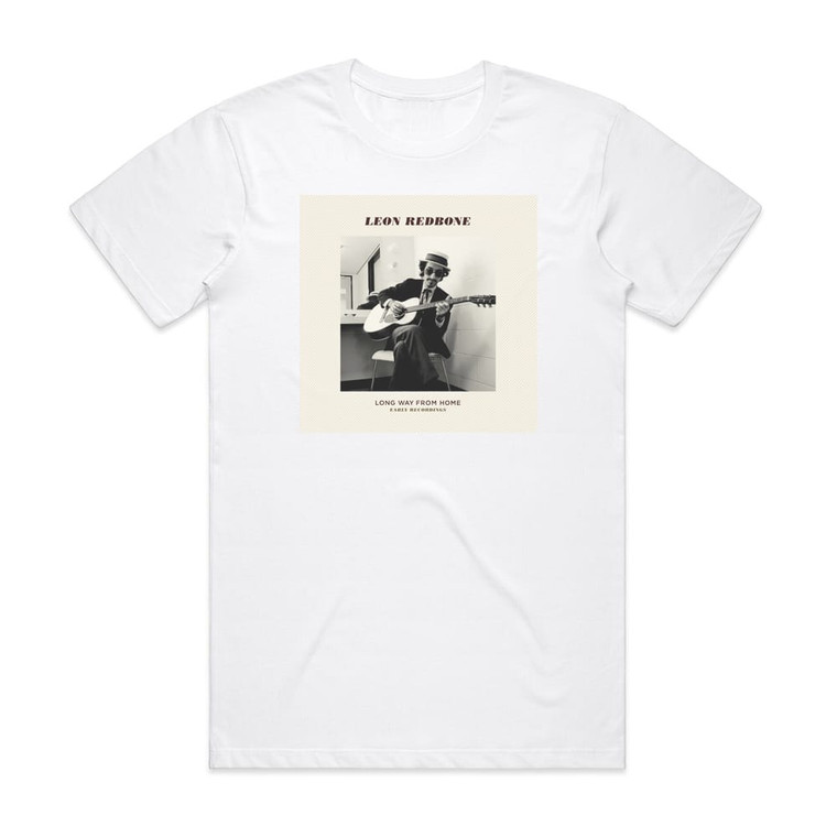 Leon Redbone Long Way From Home Album Cover T-Shirt White