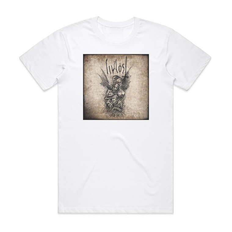 Livlost Cold Skin Album Cover T-Shirt White