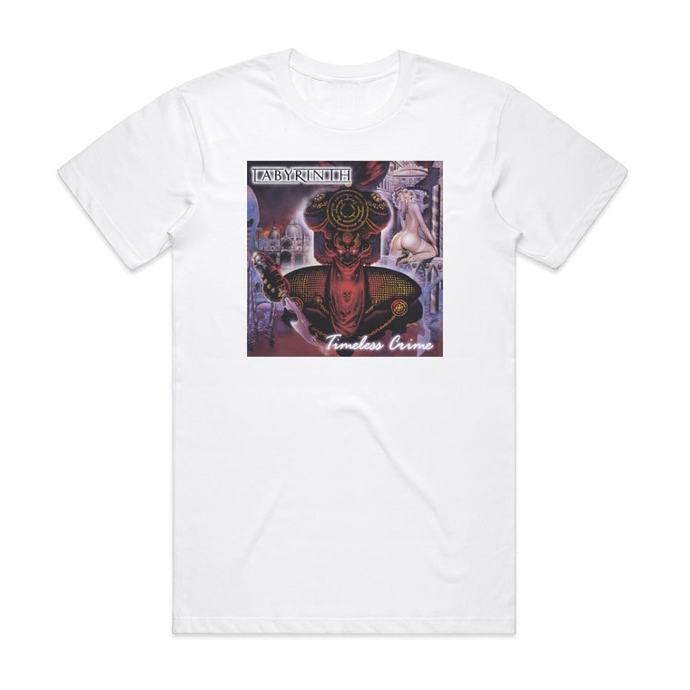 Labyrinth Timeless Crime Album Cover T-Shirt White