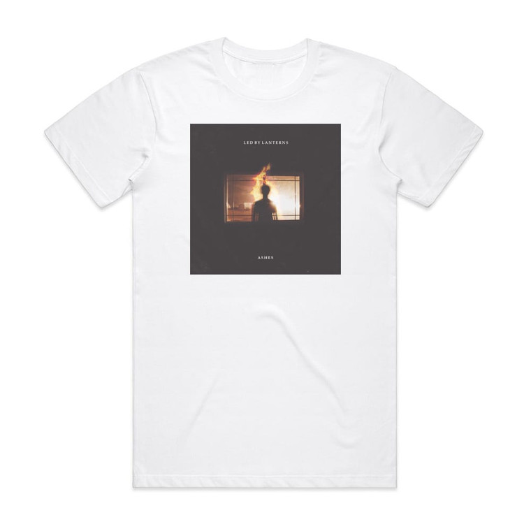 Led by Lanterns Ashes Album Cover T-Shirt White