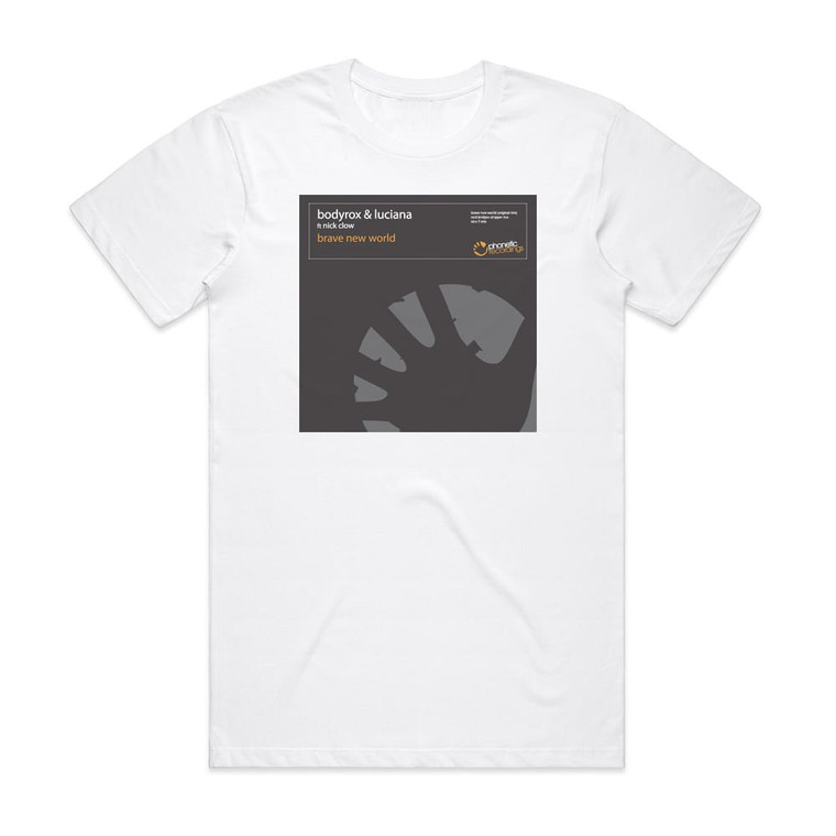 Luciana Brave New World Album Cover T-Shirt White