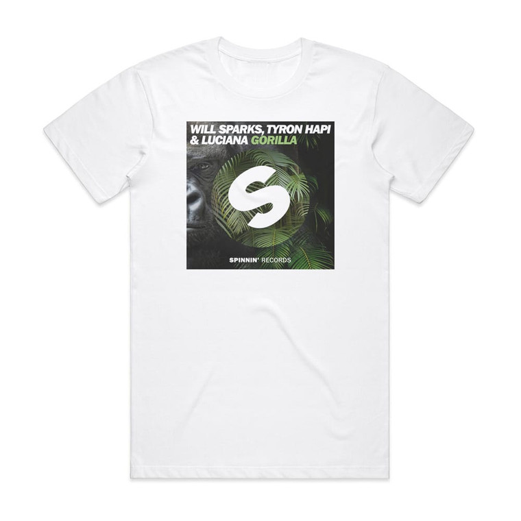 Luciana Gorilla Album Cover T-Shirt White