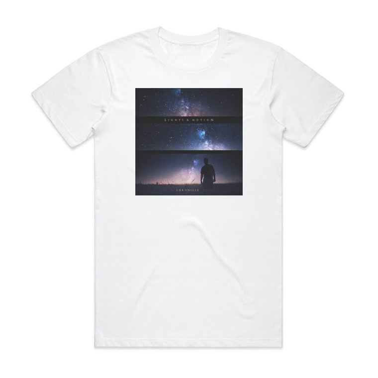 Lights and Motion Chronicle Album Cover T-Shirt White