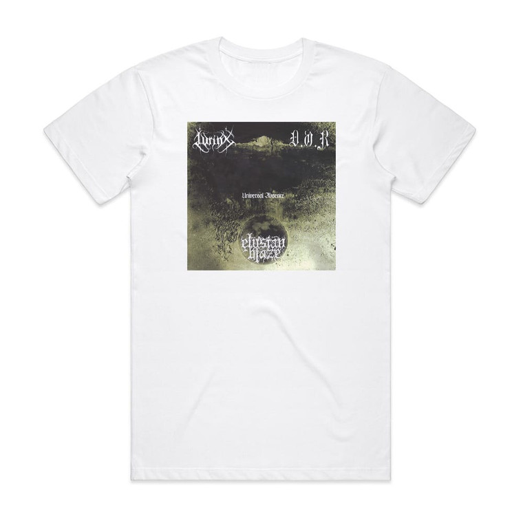 Lyrinx Universal Absence Album Cover T-Shirt White Lyrinx Universal Absence Album Cover T-Shirt White