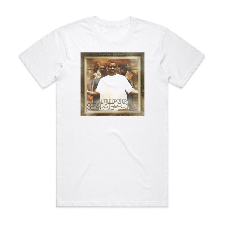Little Brother Separate But Equal Album Cover T-Shirt White