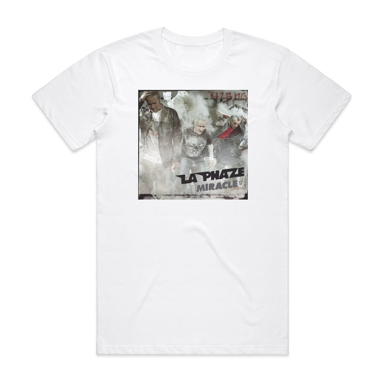 La Phaze Miracle Album Cover T-Shirt White
