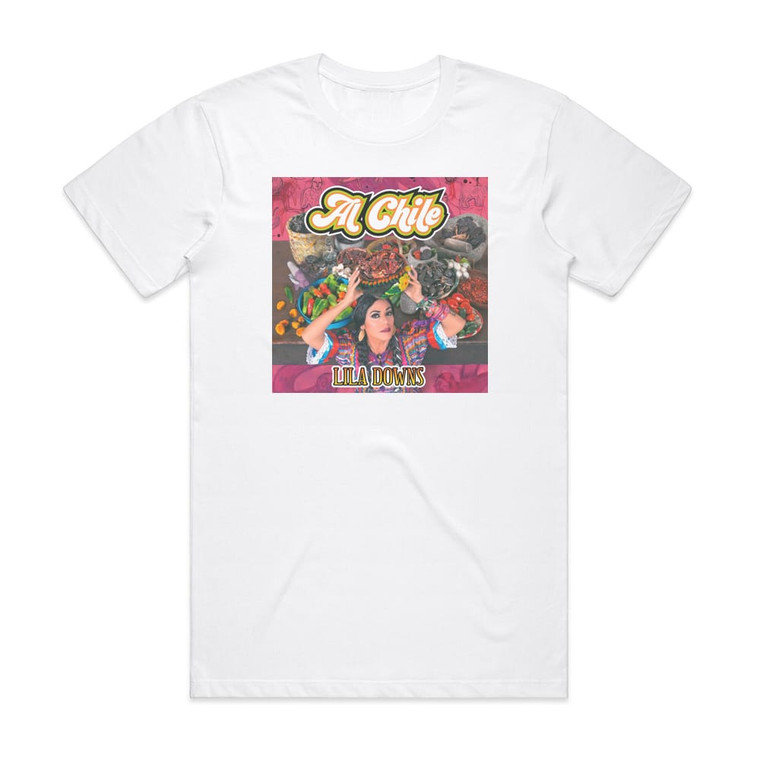 Lila Downs Al Chile Album Cover T-Shirt White