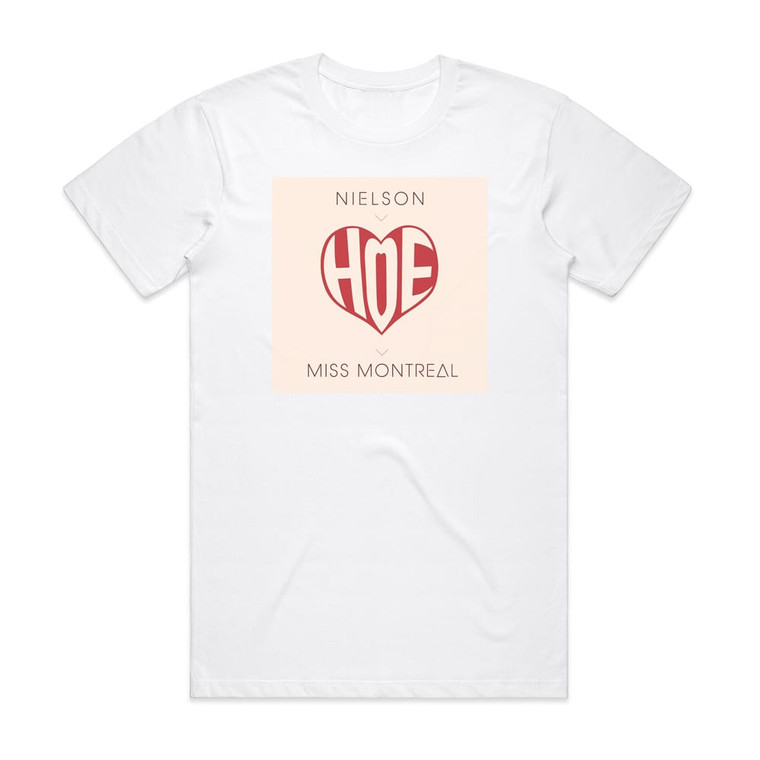 Miss Montreal Hoe Album Cover T-Shirt White
