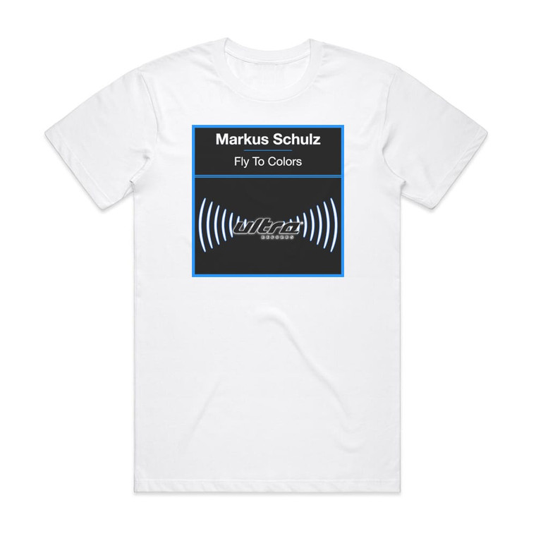 Markus Schulz Fly To Colors Album Cover T-Shirt White