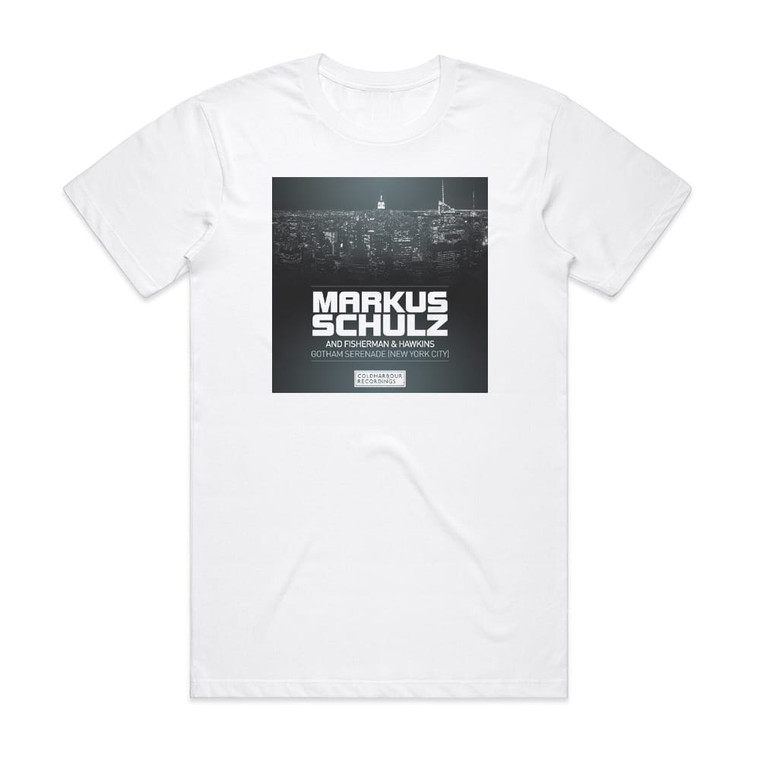 Markus Schulz Gotham Serenade New York City Album Cover T-Shirt White