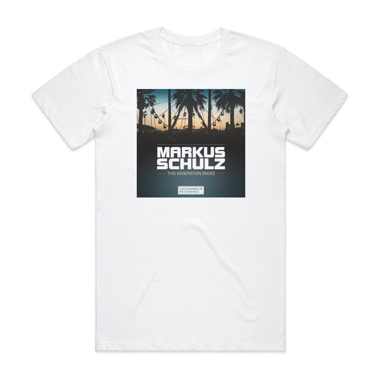 Markus Schulz This Generation Indio Album Cover T-Shirt White