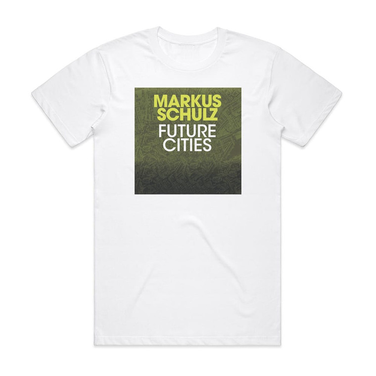 Markus Schulz Future Cities Album Cover T-Shirt White