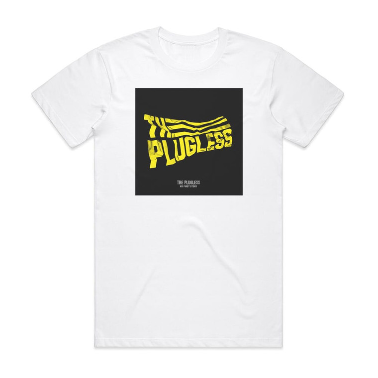 MY FIRST STORY The Plugless Album Cover T-Shirt White
