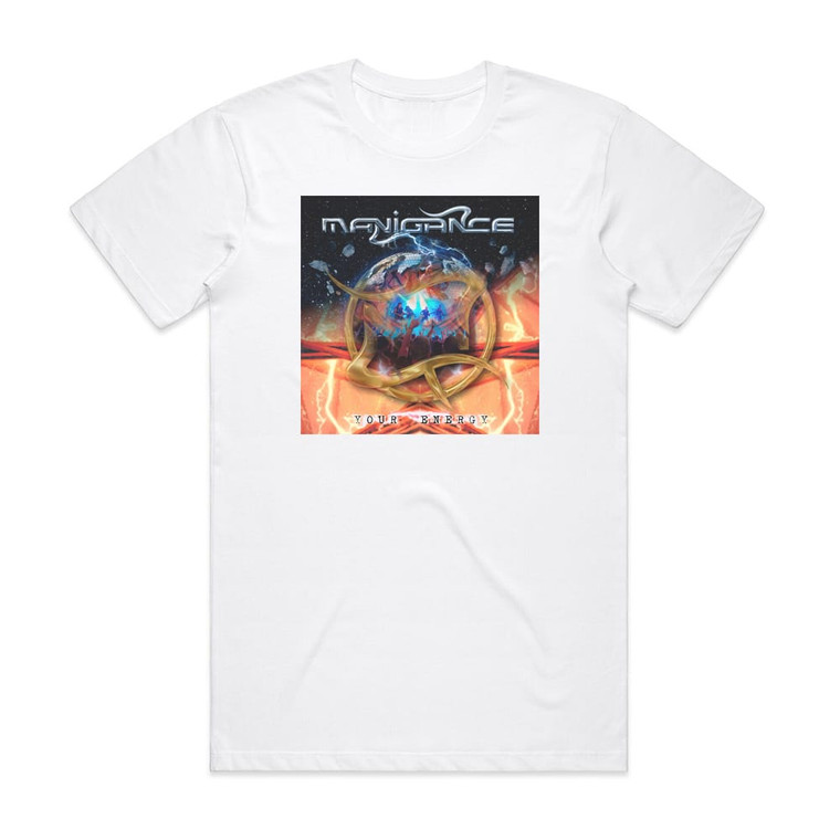 Manigance Your Energy Album Cover T-Shirt White